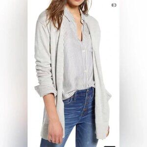 Madewell Summer Ryder Cardigan Gray Sweater- G5474- Size XS